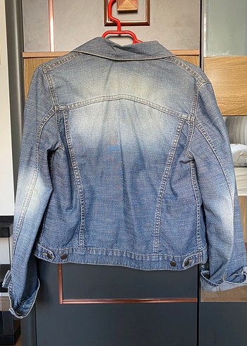 Diğer Düğmeli Kadın Mavi Denim Ceket