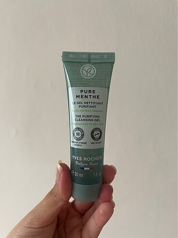 Yves rocher pure mente yüz yıkama jeli