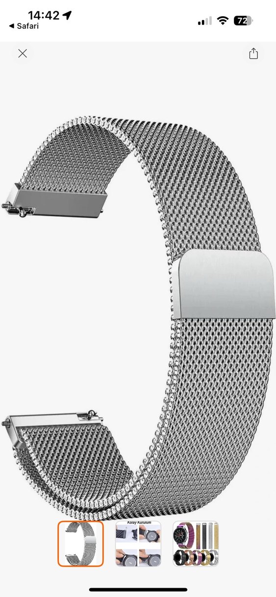 Huawei Watch git 2 kordon Erkek Saat Kayışı - Görsel 3