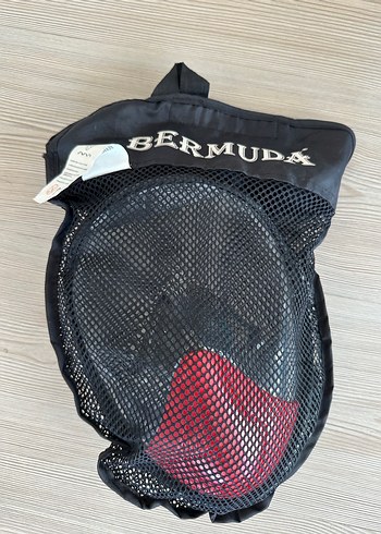 Kırmızı Bermuda tam Yüz Maskesi - Görsel 7