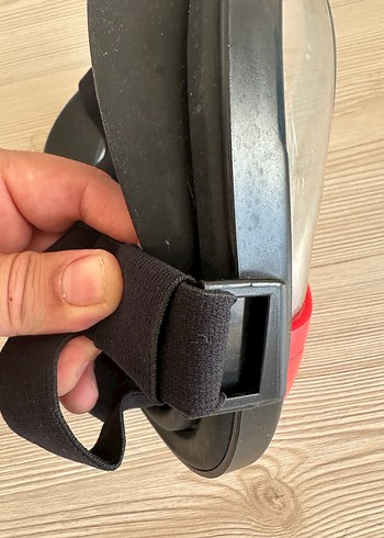 Kırmızı Bermuda tam Yüz Maskesi - Görsel 4