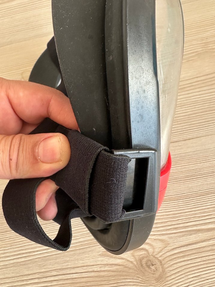 Kırmızı Bermuda tam Yüz Maskesi - Görsel 4