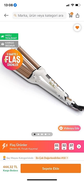 Shibo wavy su dalgası maşası
