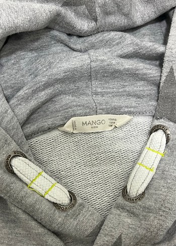 Gri Yıldız Desenli Kadın Sweatshirt - Görsel 3