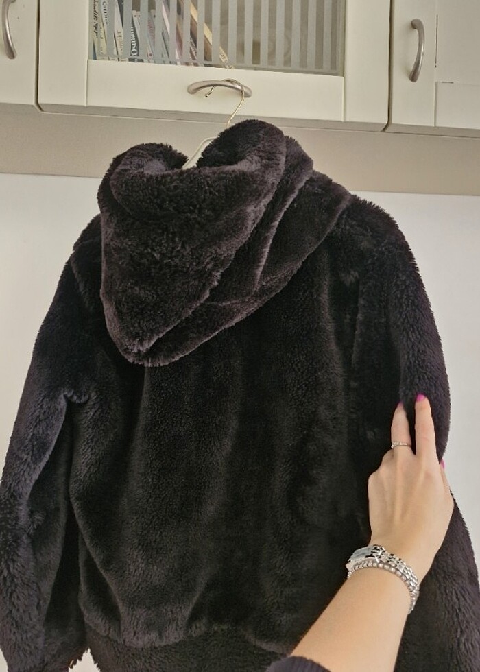 Yumuşacık şapkalı sweat - Görsel 3