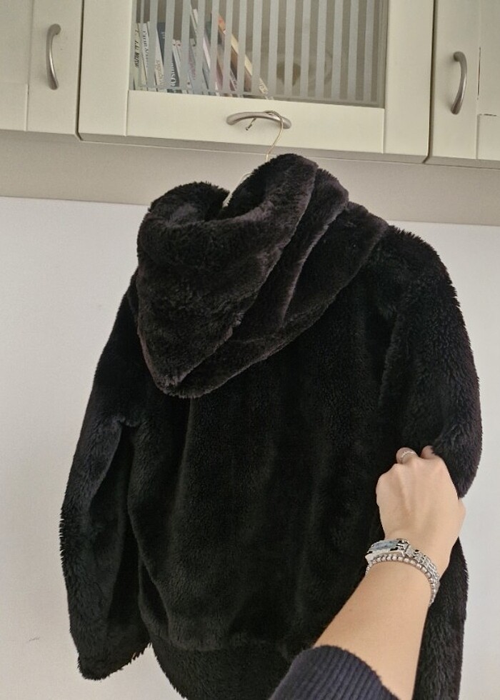 Yumuşacık şapkalı sweat - Görsel 4