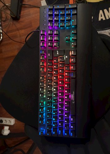 Rampage mekanik klavye rgb oyuncu mouse seti - Görsel 2
