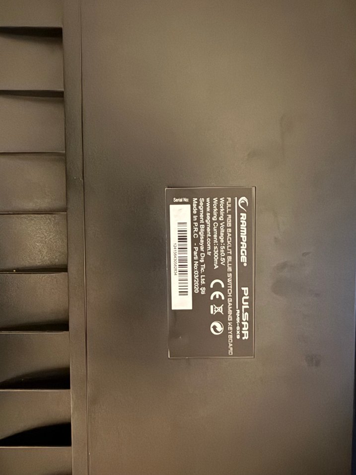 Rampage mekanik klavye rgb oyuncu mouse seti - Görsel 3