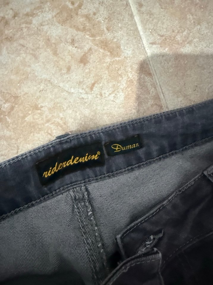 Sifir gibi rider denim duman kevlar pantolon full koruma 34/32 - Görsel 4