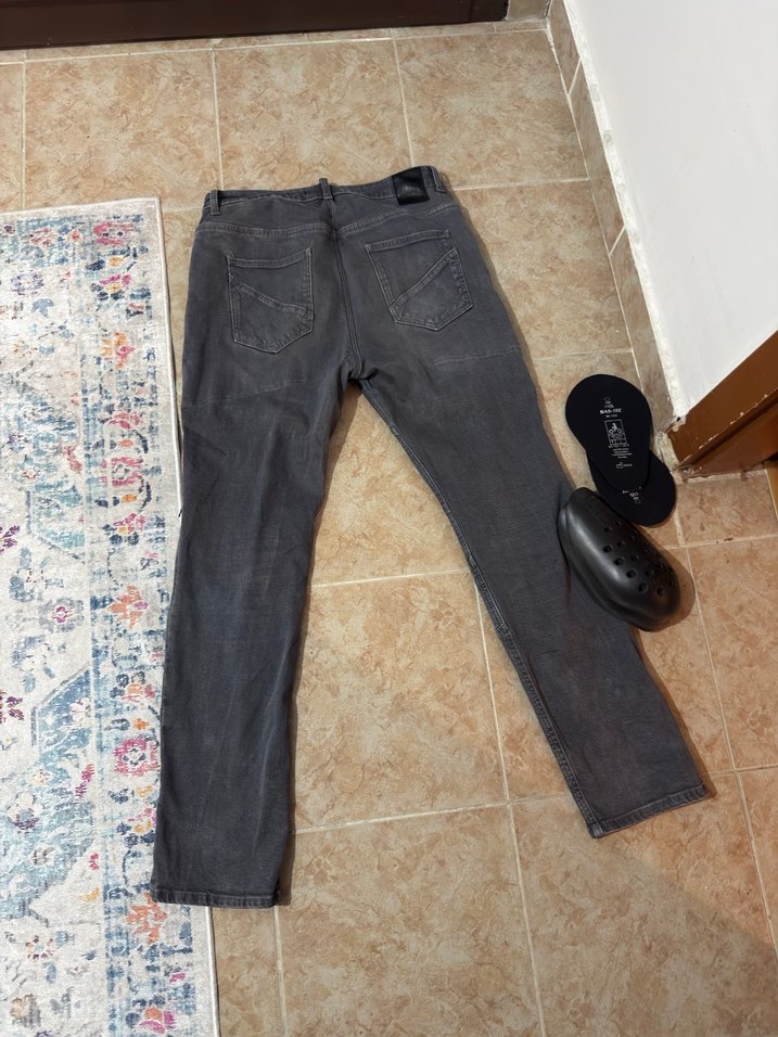 Sifir gibi rider denim duman kevlar pantolon full koruma 34/32 - Görsel 2