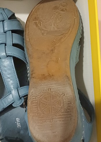 Diğer Tokalı Mavi Dolgu Topuklu Kadın Sandalet