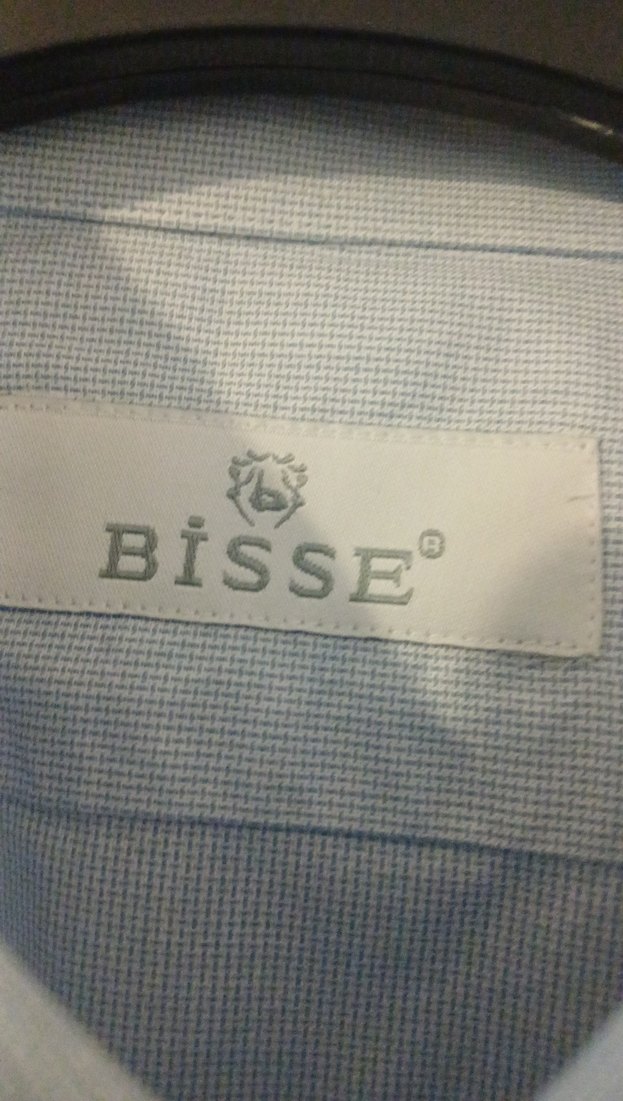 Uzun Kollu Mavi Keten Erkek Gömlek - Görsel 2