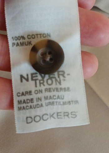 Bej Erkej pamuklu Kumaş Pantolon - Görsel 2