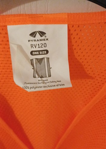 Turuncu Reflektörlü Erkek Yelek - Görsel 2