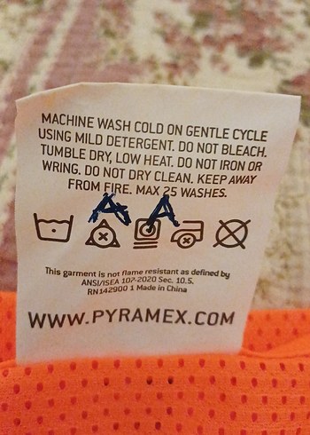 Turuncu Reflektörlü Erkek Yelek - Görsel 3