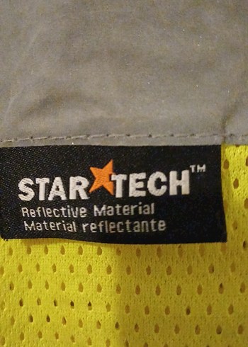 Sarı Gri Reflektörlü Fermuarlı Erkek Yelek - Görsel 2