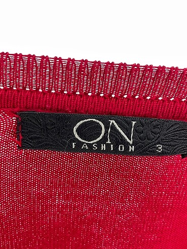 l Beden kırmızı Renk On Fashion Hırka %70 İndirimli.