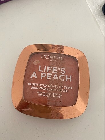 L'Oréal Paris Loreal life is a peach Şeftali allık