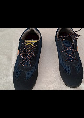 Lacivert Baskılı Erkek Spor Outdoor Ayakkabı  iş ayakkabisi - Görsel 3