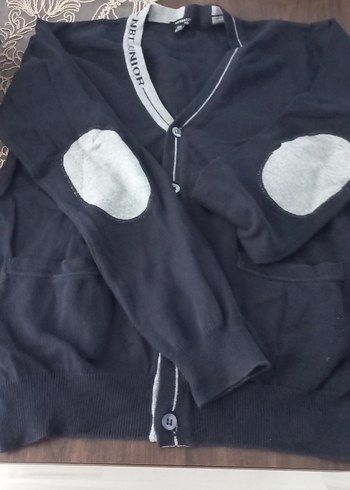 Gri Junior Düğmeli Erkek Hırka - Görsel 4