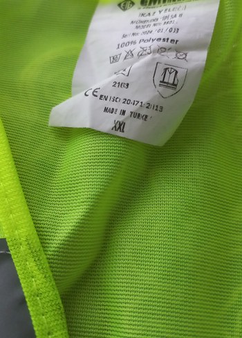 Sarı Fermuarlı Kolsuz Sokak Stili Yelek - Görsel 3