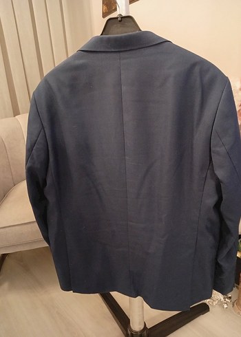 Klasik Lacivert Erkek Takım Elbise Ceket - Görsel 5