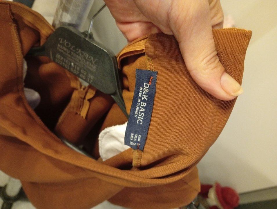 Kadın Kahverengi  Yüksek Yaka  vatkali Kolsuz - Görsel 3