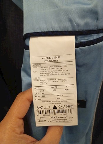 54 Beden Erkek Gri Düz Desensiz Regular Fit Takım Elbise
