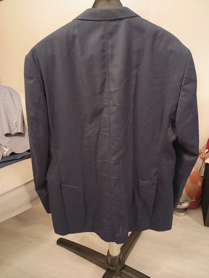 Erkek Gri Düz Desensiz Regular Fit Takım Elbise - Görsel 4