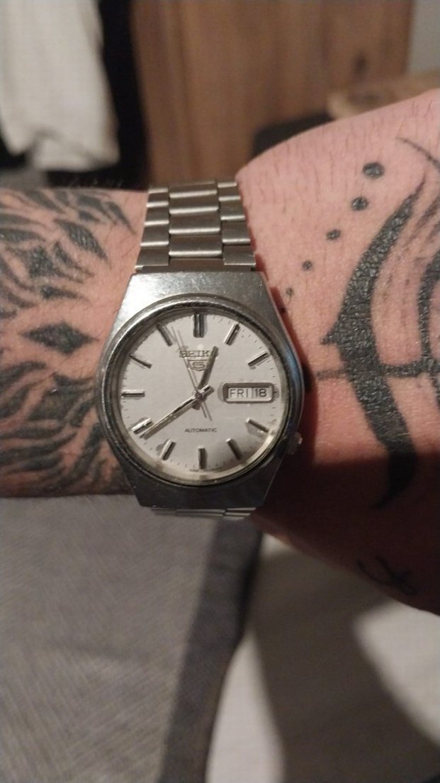 Klasik Erkek Kol Saati Gri Bej Renk - Görsel 2