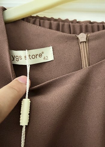 Uzun Kollu Bej Kadın takım - Görsel 3