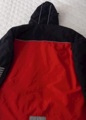 Kırmızı Fermuarlı Erkek Kar montu - Görsel 4