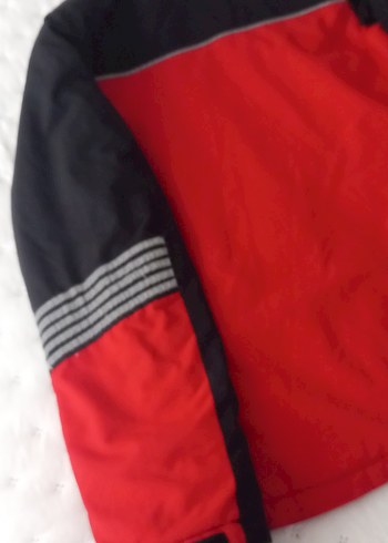 Kırmızı Fermuarlı Erkek Kar montu - Görsel 8