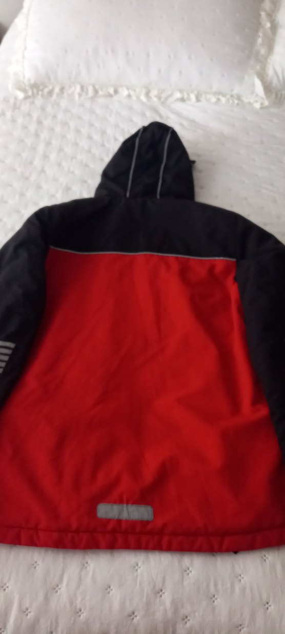 Kırmızı Fermuarlı Erkek Kar montu - Görsel 4