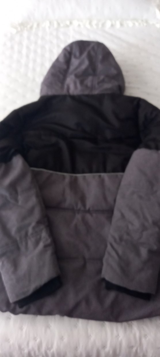 Gri Erkek cocuk kar montu - Görsel 2