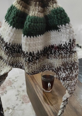 Bohem Örgü Kadın Bere - Görsel 2