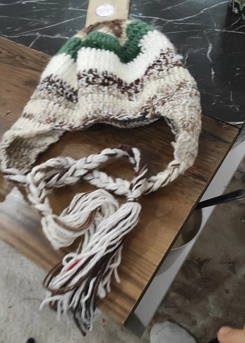 Bohem Örgü Kadın Bere - Görsel 4