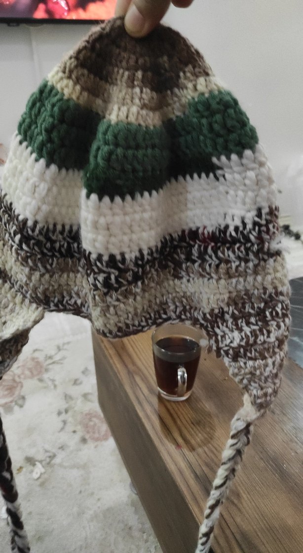 Bohem Örgü Kadın Bere - Görsel 2