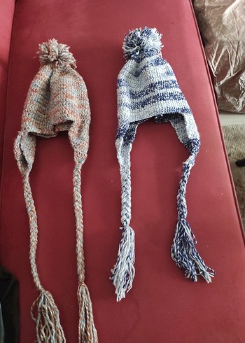 Kadın Gri Örgü Ponponlu Bere - Görsel 5