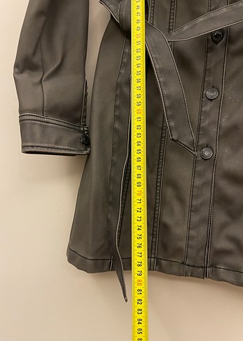 Kahverengi Deri Kemerli Kadın Elbise - Görsel 7