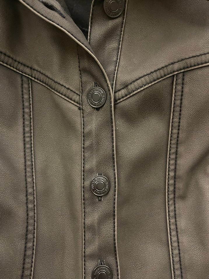 Kahverengi Deri Kemerli Kadın Elbise - Görsel 5