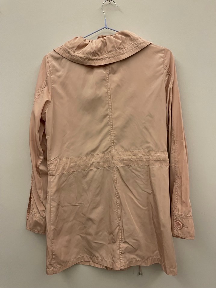 Bej Düğmeli Midi Kadın Trençkot - Görsel 3