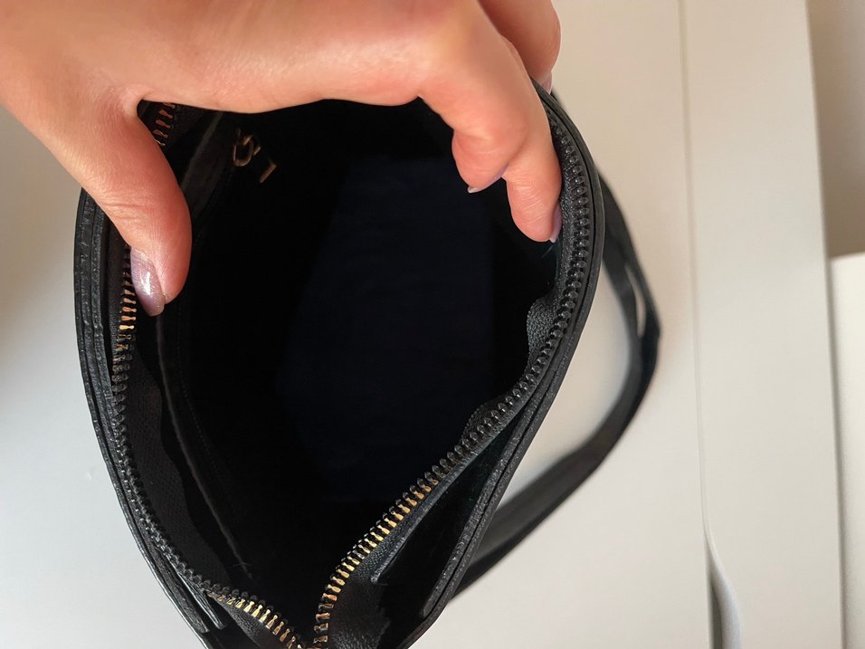 Klasik Siyah Deri Yılan Desenli Kadın Çanta - Görsel 4