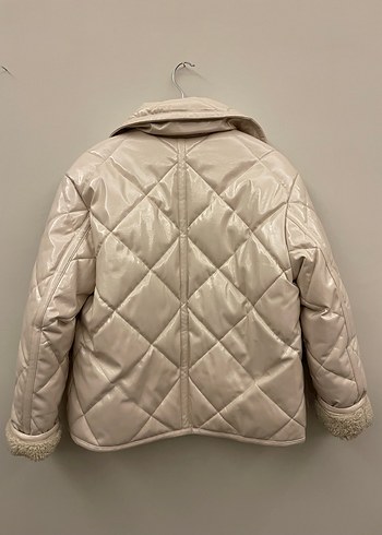 Bej Kürklü Kadın Mont - Görsel 3