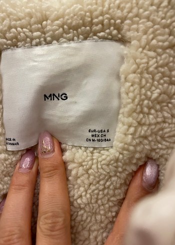 Bej Kürklü Kadın Mont - Görsel 7