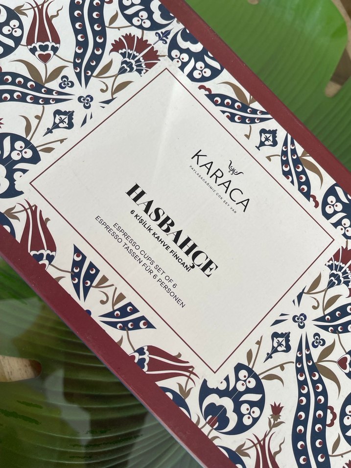 Renkli Desenli 6'lı Fincan Seti - Görsel 4