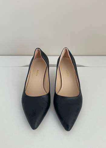 Siyah Klasik Stiletto Kadın Ayakkabı