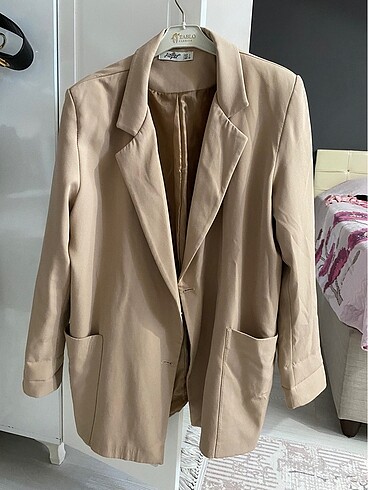 Bej blazer ceket