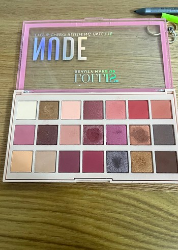 Renkli Nude Göz Farı ve Allık Paleti - Görsel 2