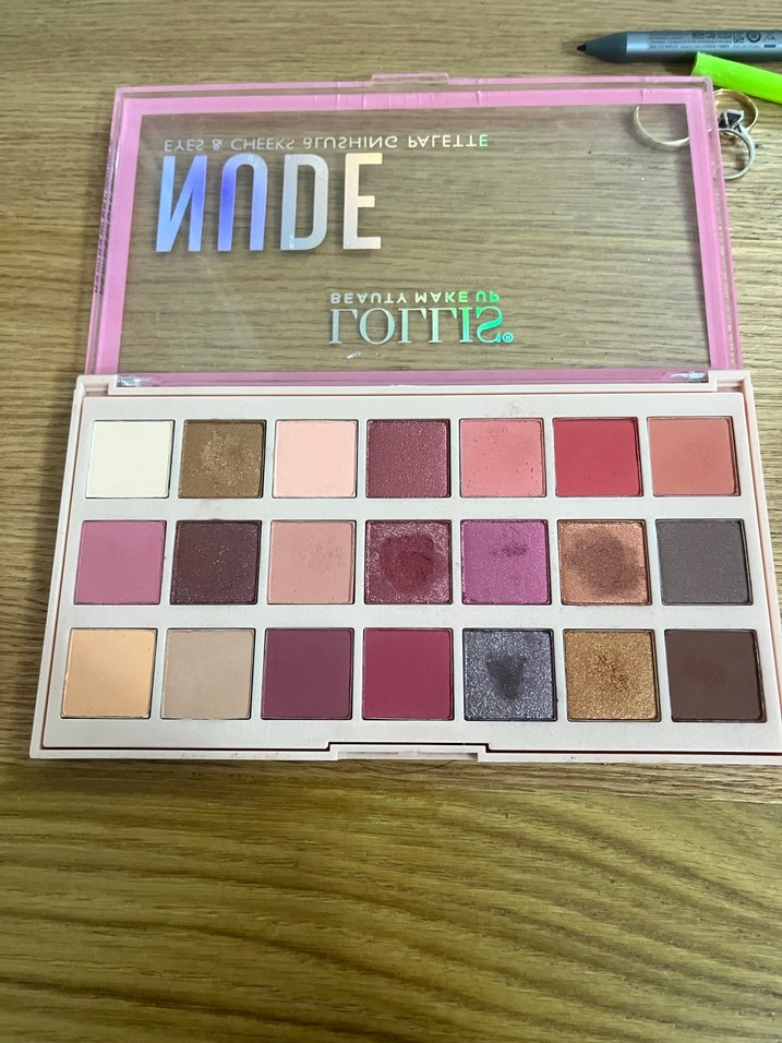 Renkli Nude Göz Farı ve Allık Paleti - Görsel 2